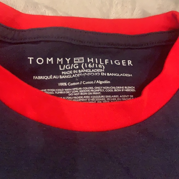 Tommy Hilfiger new boy kid short sleeves top blouse - Picture 3 of 3